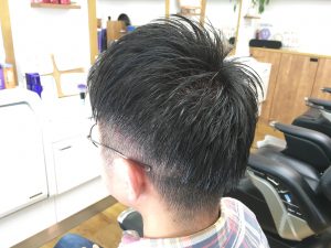 一周ツーブロック　イクメンヘア